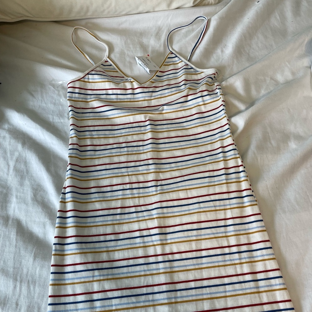 Price drop 🌸 Ladies slip on midi sundress sz L BNWT